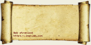 Andjelina Čović vizit kartica